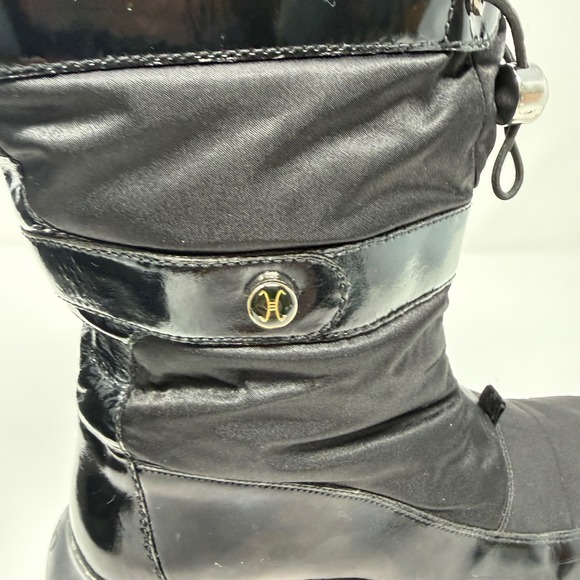 Cole Haan Single RIGHT Boot 8.0B Black Quilted Patent Snow Winter Replace D18525 - Picture 9 of 11